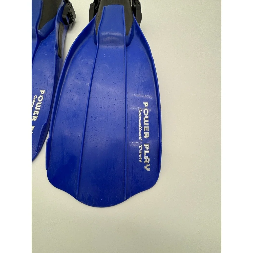 Power Play International Divers‎ Blue Swim Fins Swimming Flippers